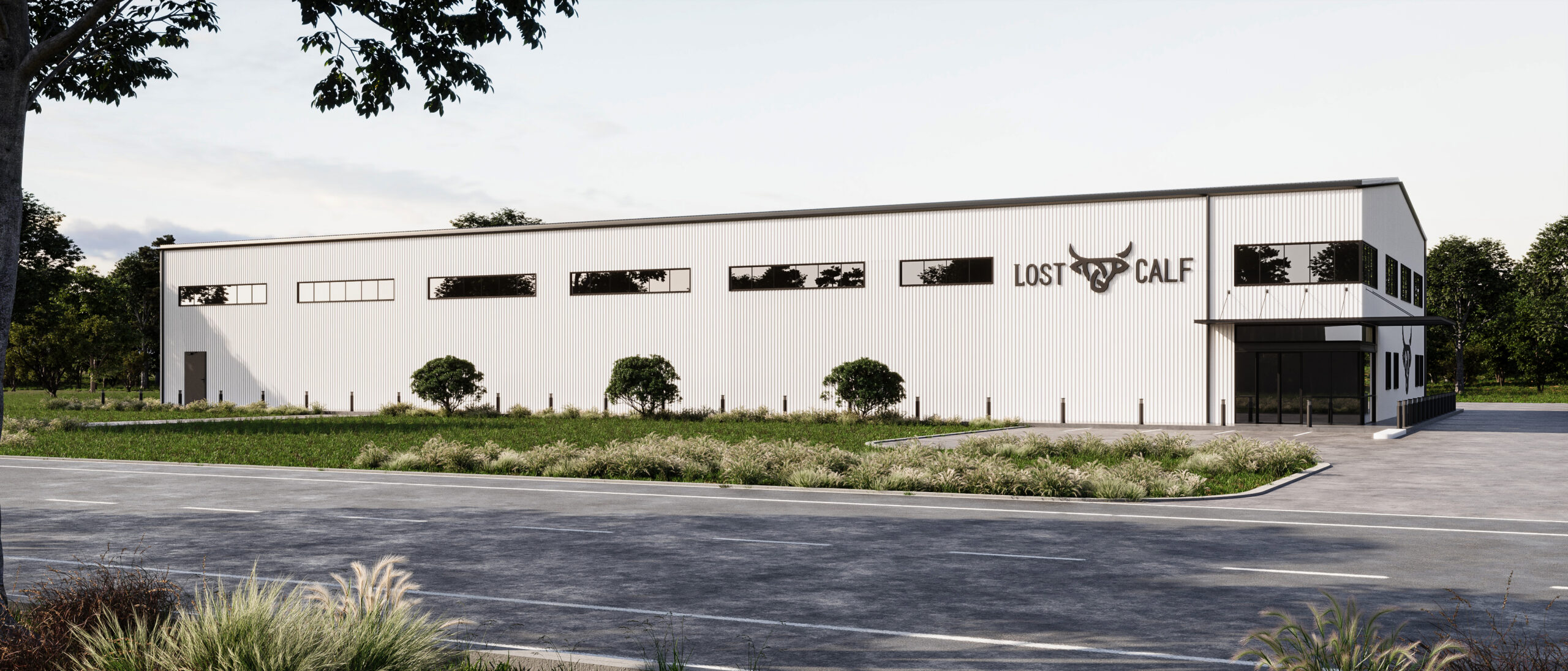 Lost Calf Warehouse new office and warehouse, JL Studio Architecture, Texas