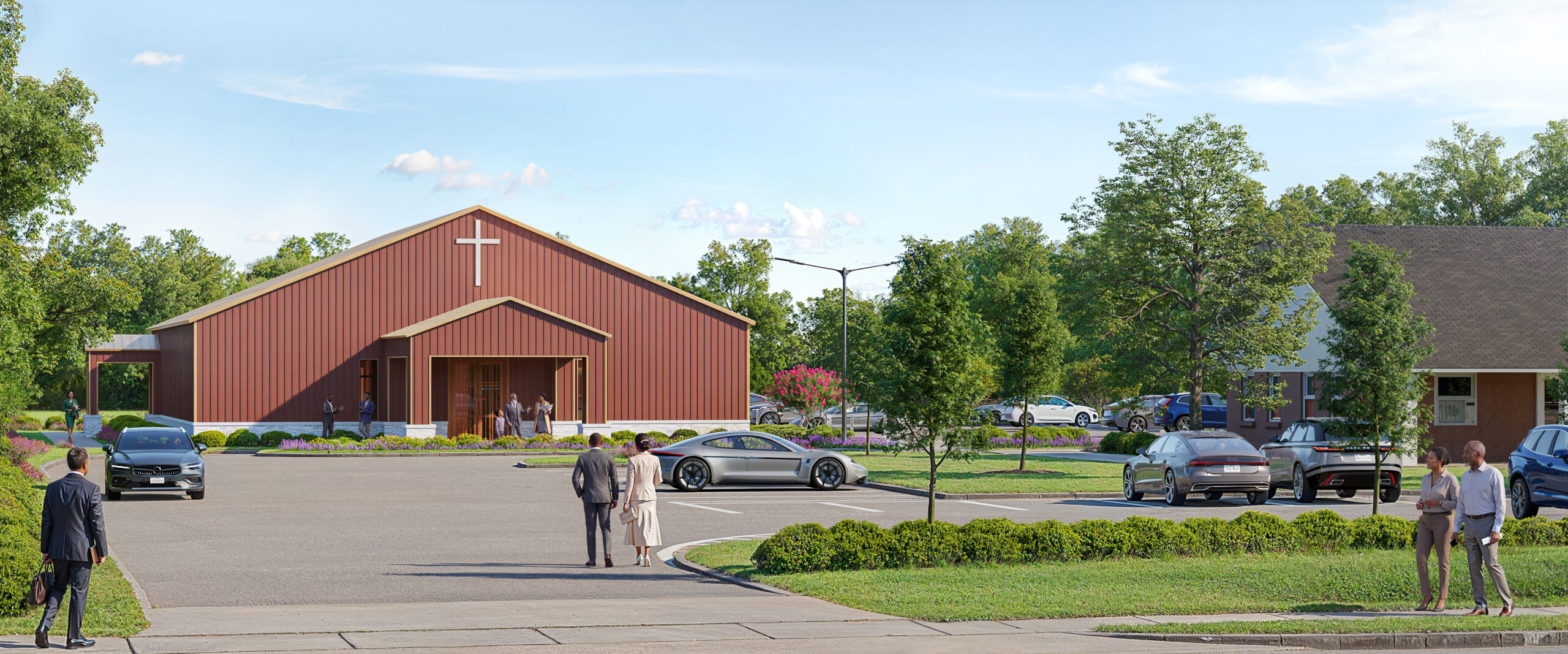 MPBC New Sanctuary religious architecture by JL Studio Architecture