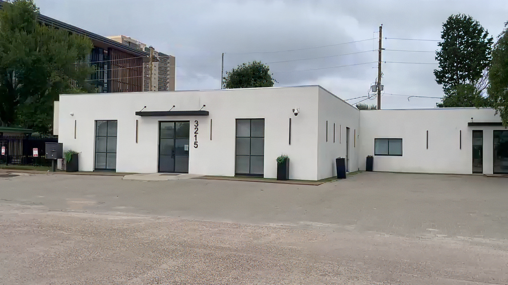 3215 Mercer commercial office building exterior rendering, Houston TX