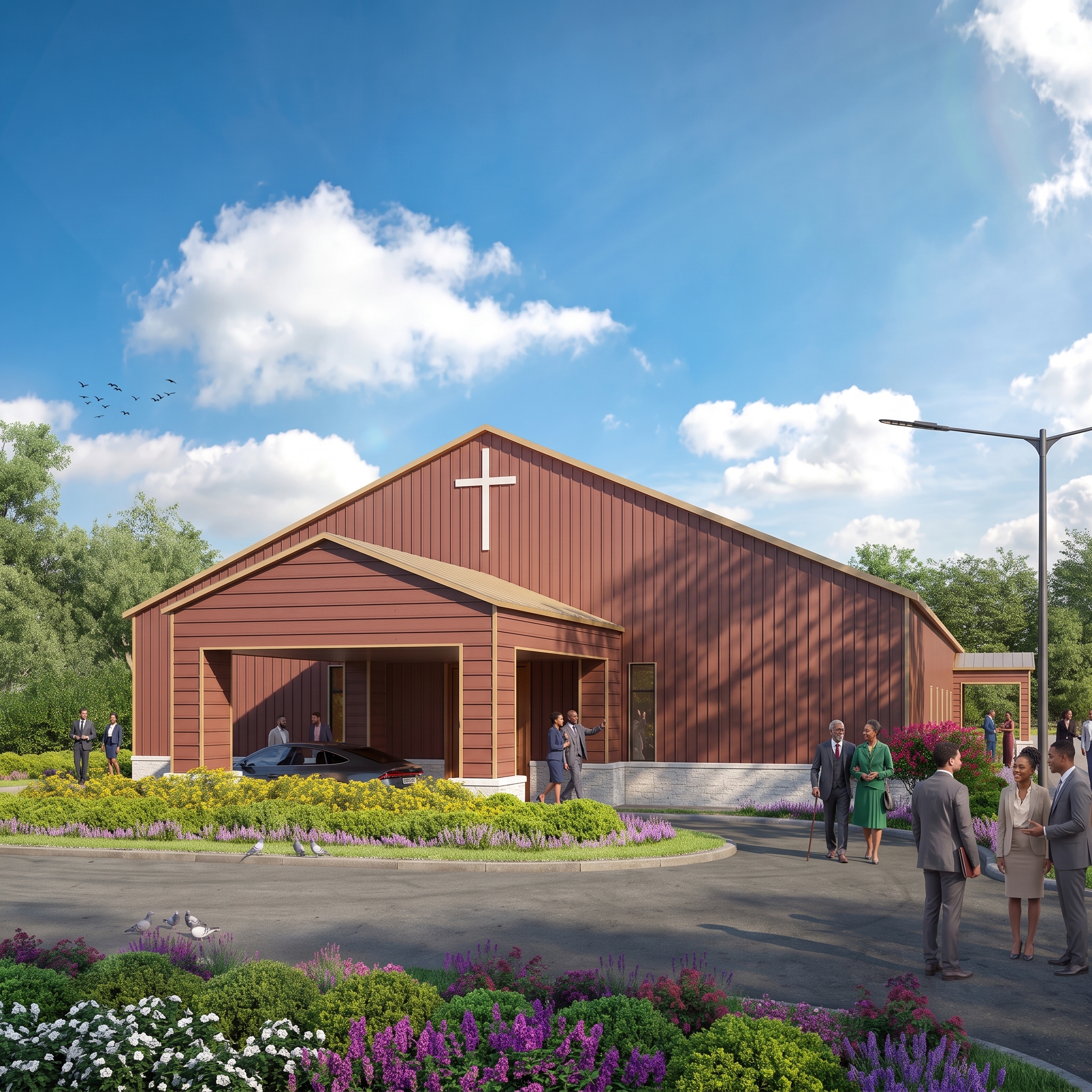 MPBC New Sanctuary religious facility, JL Studio Architecture, Houston TX